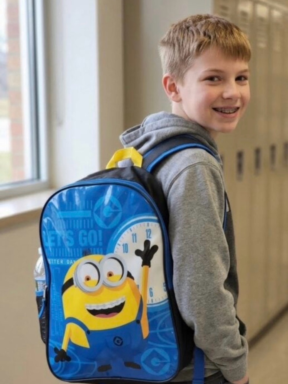 Disney Blue and Yellow Minions Kids Backpack